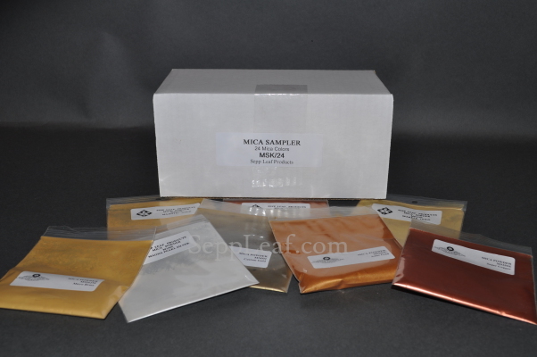 24 Mica sampler kit, 24 colors                              USA @ seppleaf.com