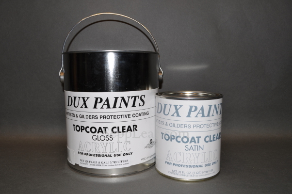 Dux Acrylic Topcoat, Clear Satin, Quart @ seppleaf.com