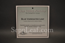 Sepp Gilding Workshop: Blue Variegated Leaf, 20 Books @ seppleaf.com