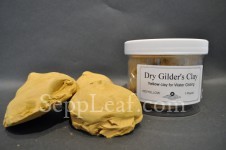 YELLOW DRY CONE   GILDER'S CLAY, 1Lb Plas.jar  GER @ seppleaf.com